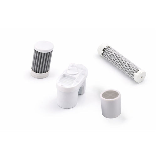 ÔFltr replacement water filter cartridges for faucet, pitcher, shower, and water bottle systems