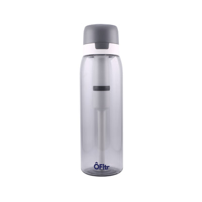 ÔFltr NSF-certified water filter bottle with built-in straw filter, BPA-free Tritan design